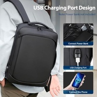Mochila Executiva Impermeavel De Notebook Para Feminina/Masculina De Até 15,6" - imagem 2