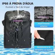Romantic Crown Mochila Couro Masculina Impermeável Reforçada para Notebook Capacete Motorcycling Basquete Futebol Viagem,Reflexivo Casual Esportes Hiking Escola Presente - imagem 5