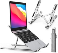 Shaolong Suporte De Notebook De Alumínio Ajustável Para Notebook De 6 Ângulos Ajustável De Alumínio Dobrável E Ergonômico Para Desktop Compatível Com Macbook, Ipad, Hp, Dell, Lenovo 10-17 Polegadas - imagem 1