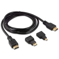 Cabo HDMI 3 em 1: Conecte Notebooks e Dispositivos com Mini/Micro HDMI em Full HD 1080p (1,5m) - imagem 4