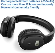 Fone de Ouvido Rádio FM Portátil Recarregável: Sua Música e Notícias em Qualquer Lugar! - imagem 3