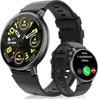 Smartwatch Hrich: Chamadas Bluetooth, +100 Modos Esportivos e Notificações Inteligentes (Preto) - imagem 2