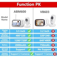 Babá Eletrônica com Visão Noturna 3.5", Monitoramento Seguro e Sem Wi-Fi para Bebês - imagem 4