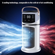Ar Condicionado Portátil com Umidificador e Luz Noturna | 6 Velocidades e 7 Cores - imagem 4