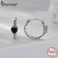Brincos Bamoer Prata 925: Elegância Noturna - imagem 2