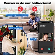Campainha Wi-Fi Inteligente SMATRUL com Câmera HD e Visão Noturna - imagem 2
