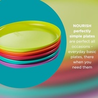 Vital Baby Nourish - Conjunto de Pratos Infantil Colorido 5 Peças | Seguro, Durável e Ideal para Refeições Saudáveis - imagem 3