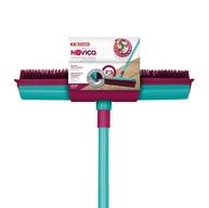 Vassoura Emborrachada com Cerdas de Silicone Noviça - Limpeza Eficiente e Sem Poeira, Ideal para Pets - imagem 1