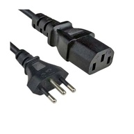 Cabo de Força ATX 3 Pinos Tripolar Novo 1.8m: Conexão Segura para Seus Equipamentos - imagem 3