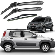 Kit 3 Palhetas Limpador Parabrisa Novo Uno 2009-2020 - Visibilidade Máxima! - imagem 2
