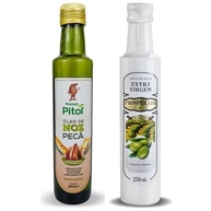 Kit Óleo de Noz Pecã Pitol e Azeite de Oliva Prosperato Extra Virgem Premium Arbequina e Arbosana, 250ml - imagem 1