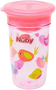 Copo Nuby Tritan 360° Rosa - Seguro, Divertido e Ideal para Crianças - imagem 3