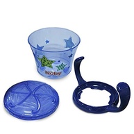Nuby Porta Lanchinho Decorado Azul - Prático e Divertido para Crianças - imagem 3