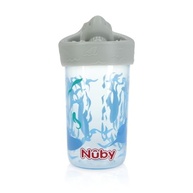 Copo Nuby com Tampa de Silicone 3D Cinza - Estimule a Imaginação e Autonomia do Seu Bebê - imagem 4
