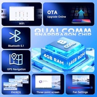 Central Multimídia Snapdragon 4G+64G 8 Núcleos para Honda Accord 2003-2007 | Carplay, Android Auto, GPS, Tela Touch - imagem 3