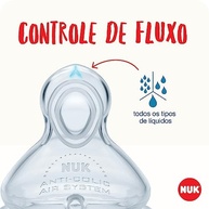 NUK Mamadeira com Controle de Temperatura 360ml - Azul - imagem 3