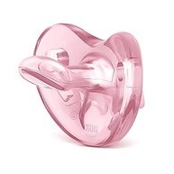 NUK Kit com 2 Chupetas Sensitive Soft 100% Silicone Rosa/Lilás - Tam 2 (6-18 Meses) - imagem 3