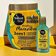 Salon Line Multy Maravilhas Banana: Kit Cachos Nutridos - imagem 2