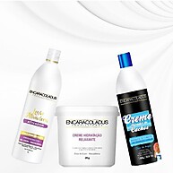 Kit Relaxamento + Creme Argan: Cabelos Lisos e Nutridos - imagem 2