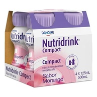 Danone Nutricia Suplemento Nutridrink Compact Morango Com 4 Unidades De 125Ml - imagem 2