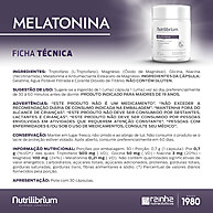 Sono Tranquilo: Melatonina + Triptofano Nutrilibrium - imagem 2