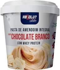 Absolut Nutrition, Pasta de amendoín gourmet, adoçado com stévia, Sabor chocolate branco, 1 kilo - imagem 1