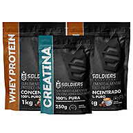 Kit Whey Protein + Creatina 100% Importado - Soldiers Nutrition - imagem 2