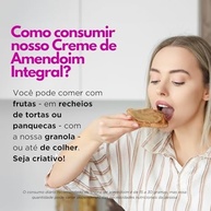 Natural Nuts Creme de Amendoim Integral | Escolha Saudável e Deliciosa | Rico em Nutrientes Essenciais | Produto Vegano | Sem Glúten e Lactose | Experimente Agora! (450 g) - imagem 5