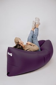 Sofá Inflável Portátil Hug One Bordô Açaí - Nylon Ripstop, Até 200kg - imagem 3