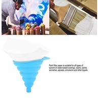 Filtro de Tinta Nylon 100μm com Funil Dobrável - 200 Peças para Pintura Profissional - imagem 5