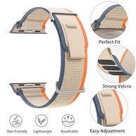Pulseira esportiva Trail Loop de nylon macio para Apple Watch Ultra 2/Ultra de 49 mm, séries 10 de 46 mm, 9, 8, SE 2, 7, 6, SE, 5, 4, 3, 2 e 1 de 45 mm, 44 mm e 42 mm, unissex - imagem 3