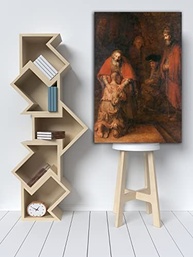 Pôster O Retorno do Filho Pródigo - Arte Renascentista em Tela 40x60cm - Decoração Elegante para Casa e Escritório - imagem 3