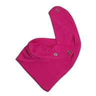 Babador Bandana Bebê com Botão Ajustável Rosa Pink - Estilo e Conforto para o Pequeno - imagem 4