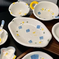 Pratos de Cerâmica Decorativos com Design de Pombo Voador - Adoráveis e Resistentes para o Dia a Dia - imagem 3