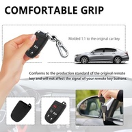 Capa com chave de 5 botões para proteger o controle remoto, compatível com Jeep Dodge Chrysler - imagem 5