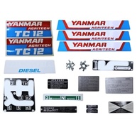 Kit Decalques Yanmar TC12: Renove o Visual do Seu Trator com Estilo e Durabilidade - imagem 2