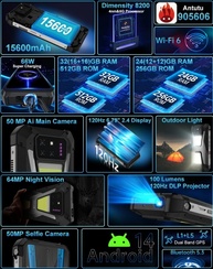 Tank 3S: O Smartphone 5G à Prova d'Água e Super Bateria! - imagem 2