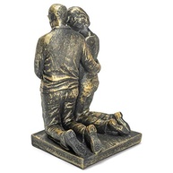Estátua de Casal em Oração - Decoração Inspiradora para o Lar - imagem 5