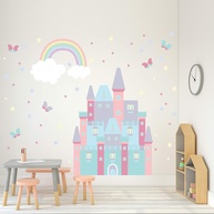 Adesivo de Parede Infantil Castelo Encantado - Decore o Quarto com Magia! - imagem 1