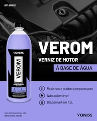 VEROM Verniz de Motor 1,5L: Proteção e Brilho Duradouro para o Cofre do seu Carro - imagem 3