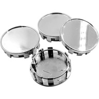 Kit 4 Tampas Centro Roda ABS 54mm Universal Prata - Renove o Visual do Seu Carro! - imagem 2