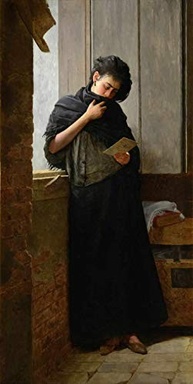Saudade (1899) de Almeida Júnior - Tela Canvas 60x119 - Obra de Arte para Decoração Elegante - imagem 2