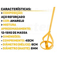 Misturador de Tinta Fertak 7321: Agilidade na Obra! - imagem 2