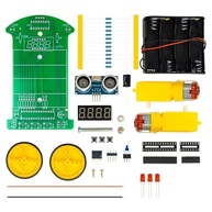 MERIGLARE Kit Robótica DIY: Carro Inteligente com Sensor Ultrassônico e Prevenção de Obstáculos - imagem 2