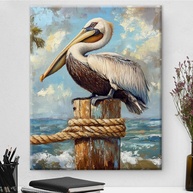Arte de Parede Moderna Oceano Azul 20x25cm - Decoração Costeira para Casa e Escritório - imagem 1