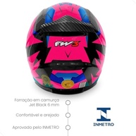 Capacete Fox FW3 GTX com Óculos Interno Integrado - Segurança e Estilo Premium - imagem 4
