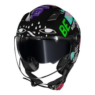 Capacete Norisk Orion Free Masculino Aberto Preto com Óculos Solar Integrado - imagem 4