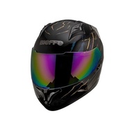 Capacete Masculino Bieffe B40 Hunting: Estilo, Segurança e Conforto com Óculos Solar Integrado - imagem 5