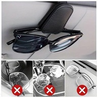 Suporte Magnético de Óculos para Carro em Couro PU - Organização e Estilo na Viseira (Preto) - imagem 4