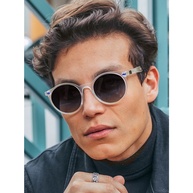 Óculos de Sol Redondos Cacife: Estilo Steampunk UV400 - imagem 1